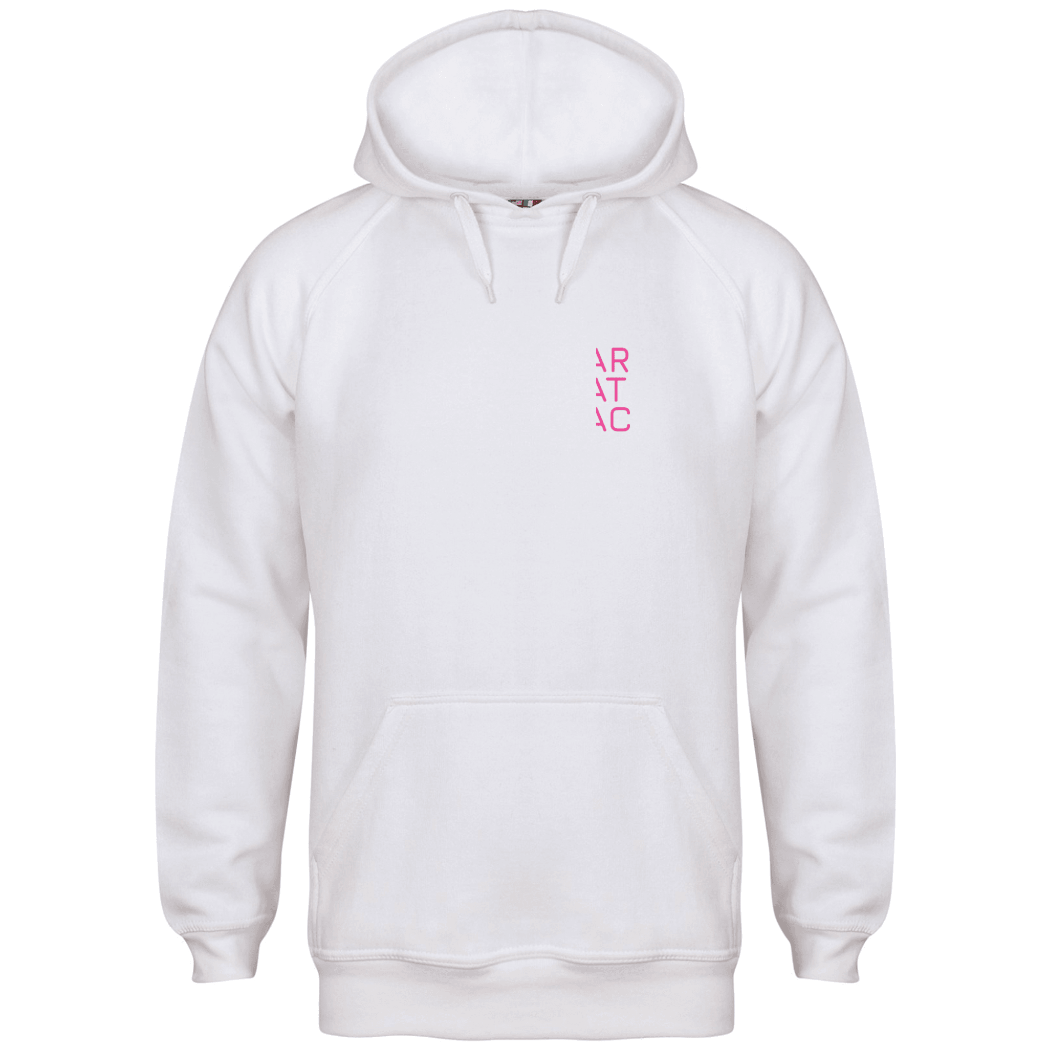 Aratac White Hoodie — product view 2