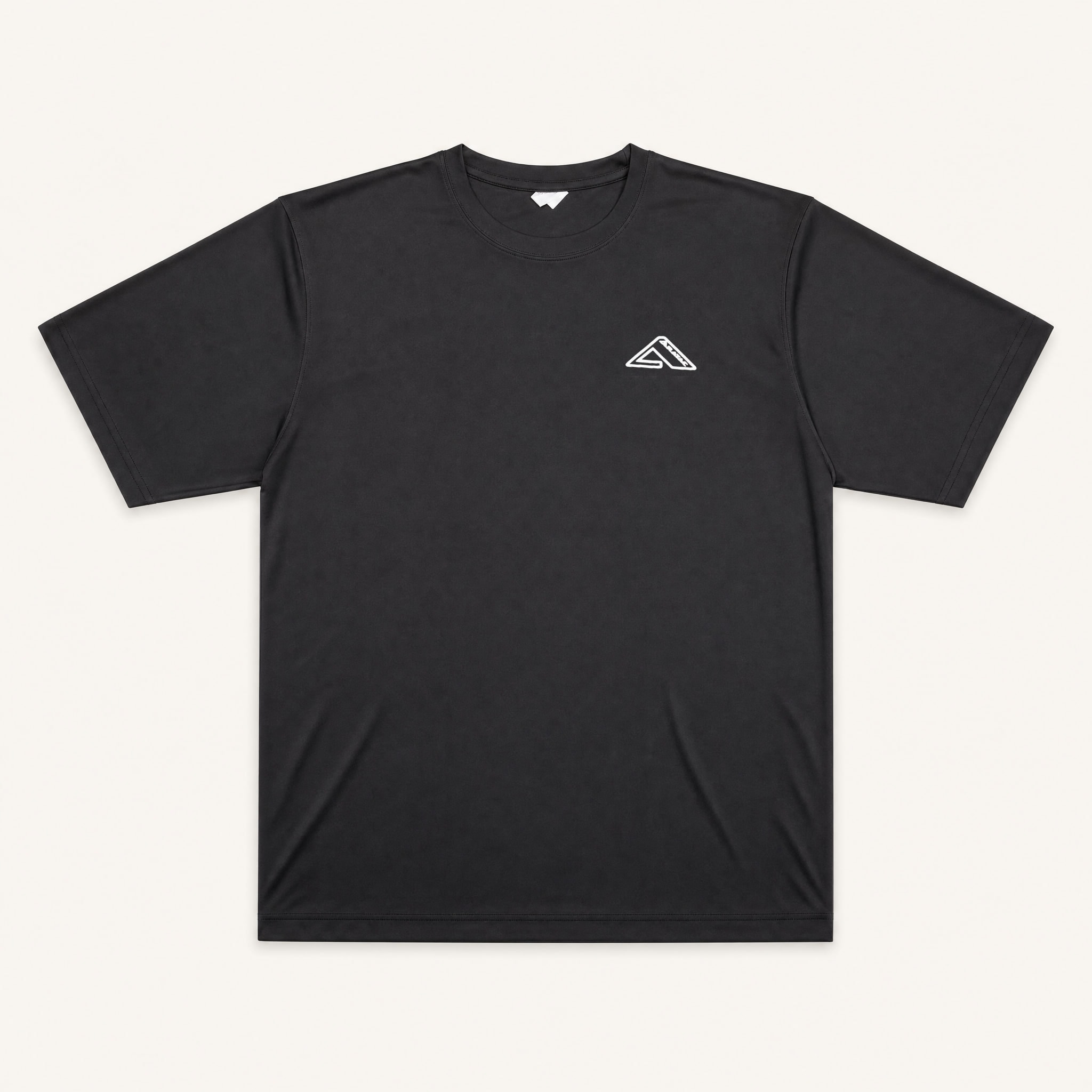 Aratac Men's Active T-Shirt in Black, front view